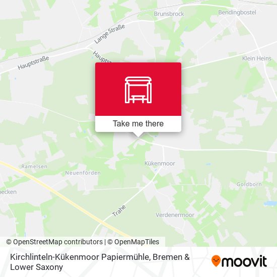Kirchlinteln-Kükenmoor Papiermühle map