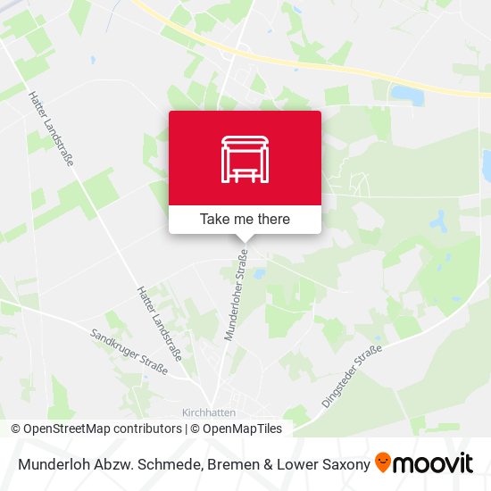 Munderloh Abzw. Schmede map