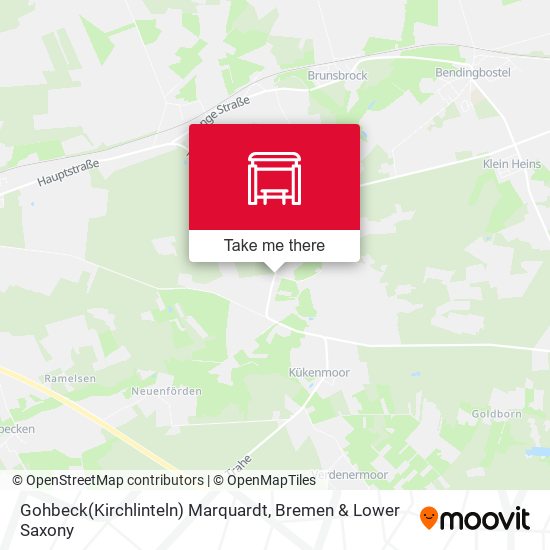 Gohbeck(Kirchlinteln) Marquardt map