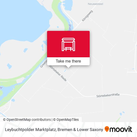 Leybuchtpolder Marktplatz map
