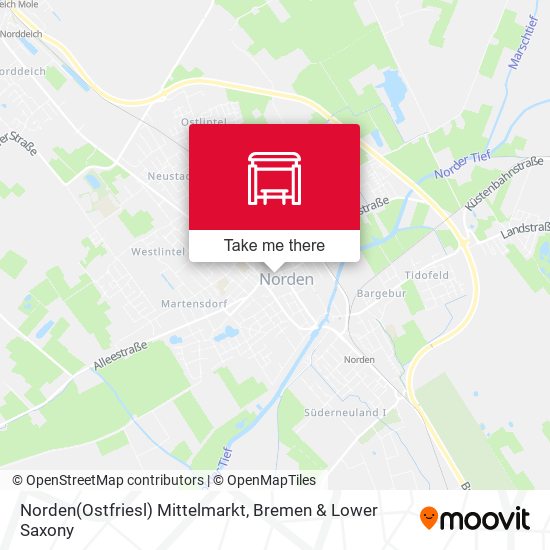 Norden(Ostfriesl) Mittelmarkt map