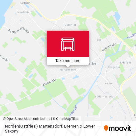 Norden(Ostfriesl) Martensdorf map