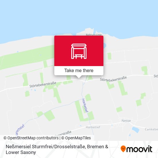 Neßmersiel Sturmfrei / Drosselstraße map