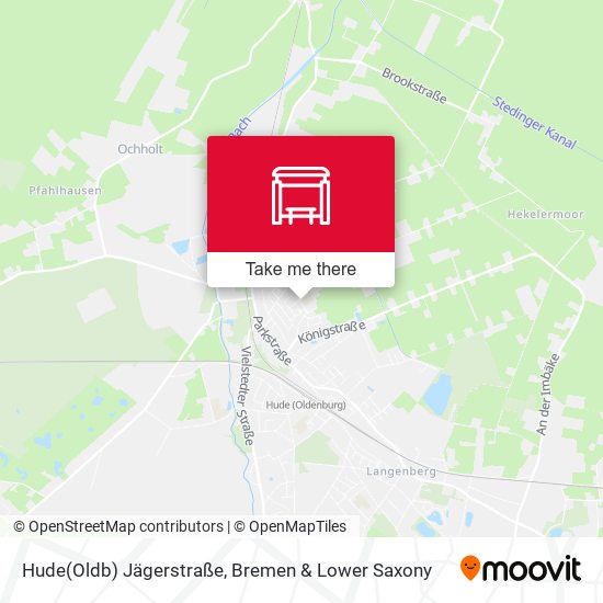 Hude(Oldb) Jägerstraße map