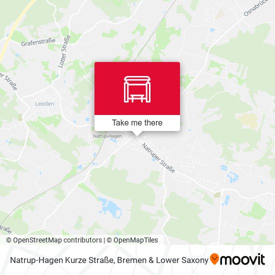 Natrup-Hagen Kurze Straße map
