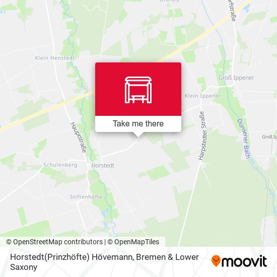 Horstedt(Prinzhöfte) Hövemann map