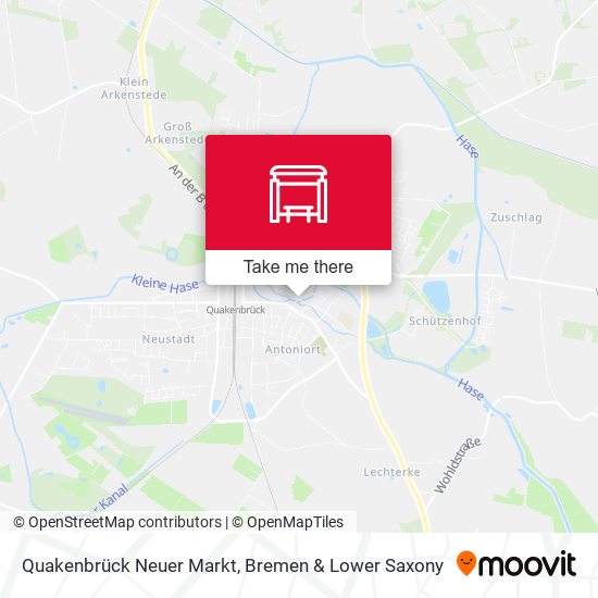 Quakenbrück Neuer Markt map