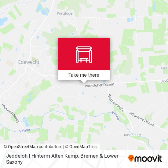 Jeddeloh I Hinterm Alten Kamp map