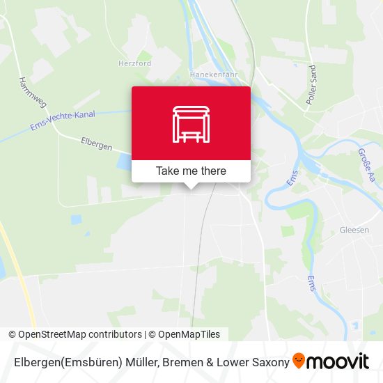Elbergen(Emsbüren) Müller map