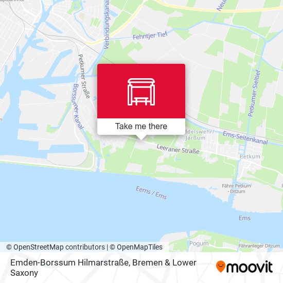 Emden-Borssum Hilmarstraße map