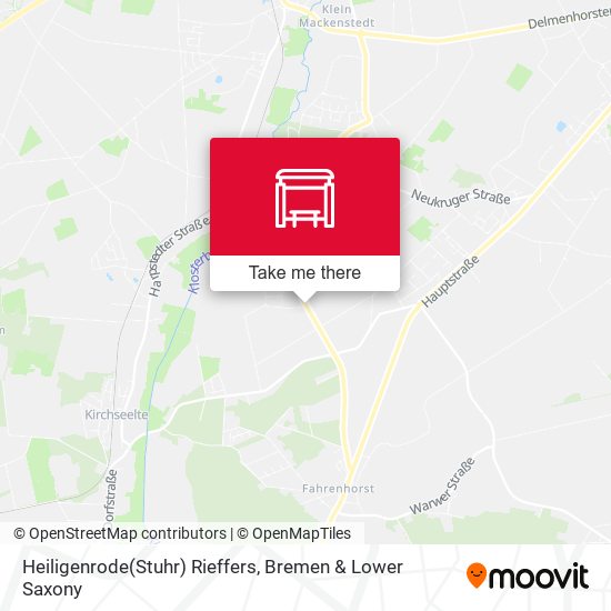 Heiligenrode(Stuhr) Rieffers map