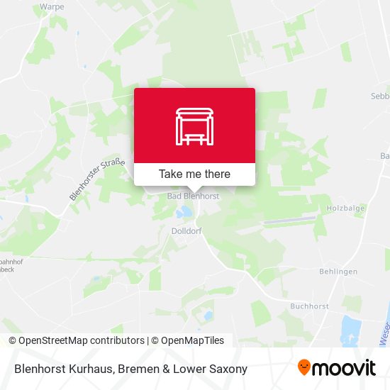 Blenhorst Kurhaus map