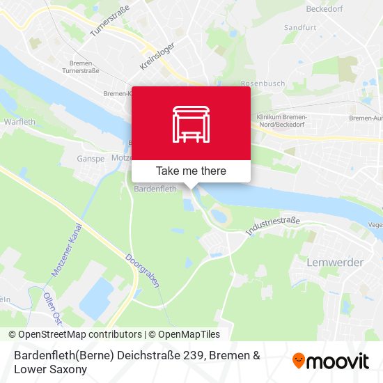 Bardenfleth(Berne) Deichstraße 239 map
