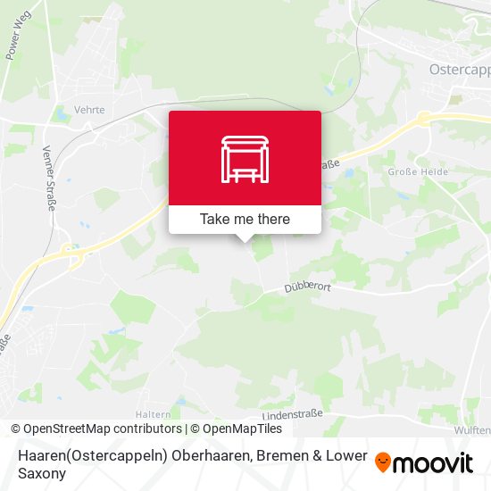 Haaren(Ostercappeln) Oberhaaren map