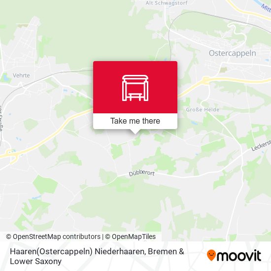 Haaren(Ostercappeln) Niederhaaren map
