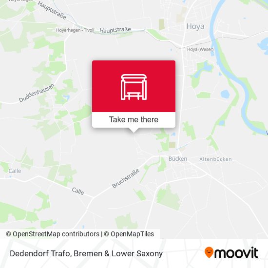 Dedendorf Trafo map