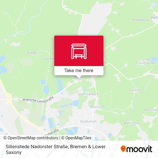Sillenstede Nadorster Straße map
