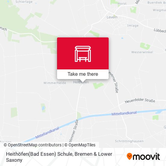 Heithöfen(Bad Essen) Schule map