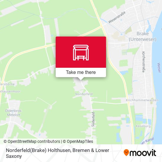 Norderfeld(Brake) Holthusen map