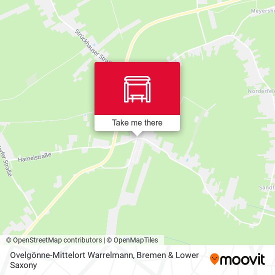Ovelgönne-Mittelort Warrelmann map