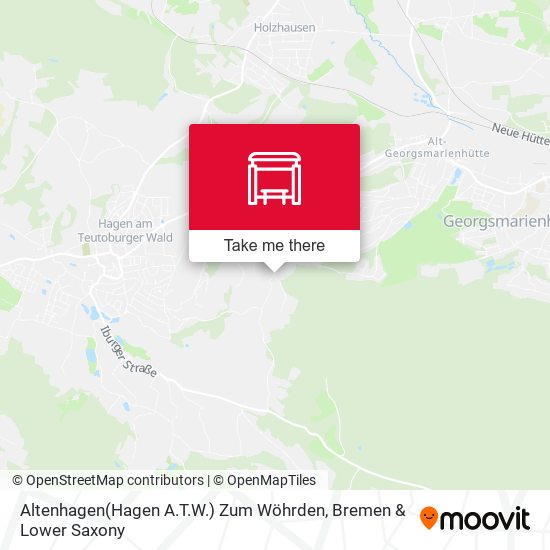 Altenhagen(Hagen A.T.W.) Zum Wöhrden map