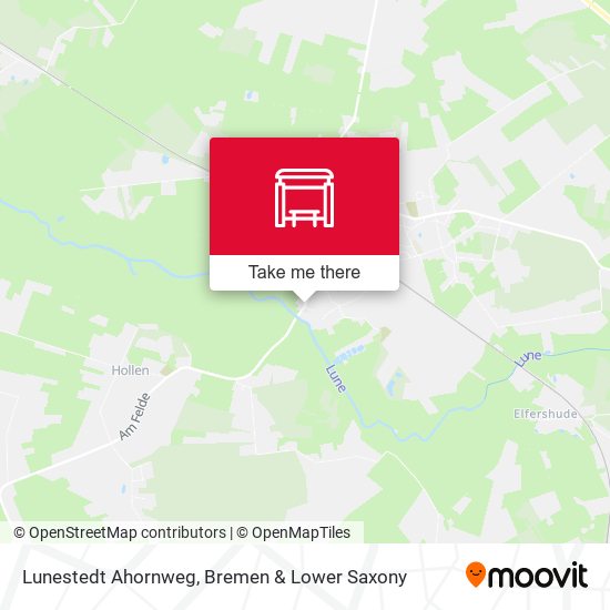 Lunestedt Ahornweg map