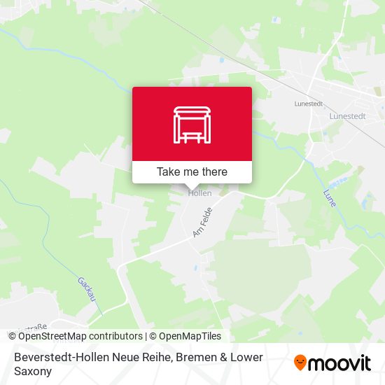 Beverstedt-Hollen Neue Reihe map