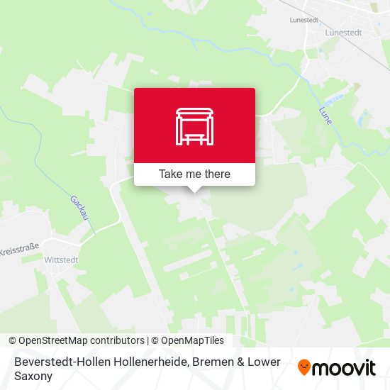 Beverstedt-Hollen Hollenerheide map