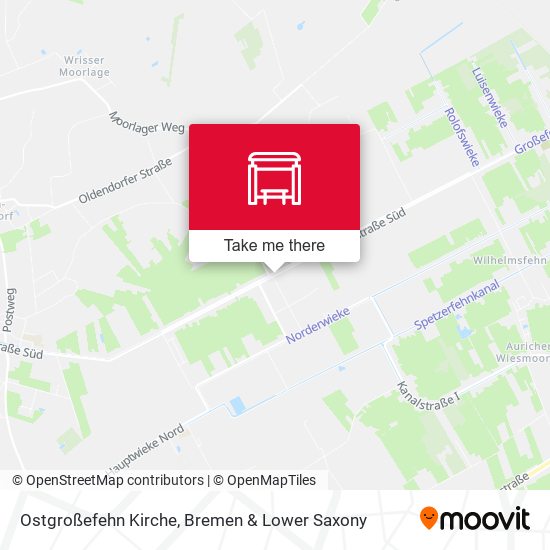 Ostgroßefehn Kirche map