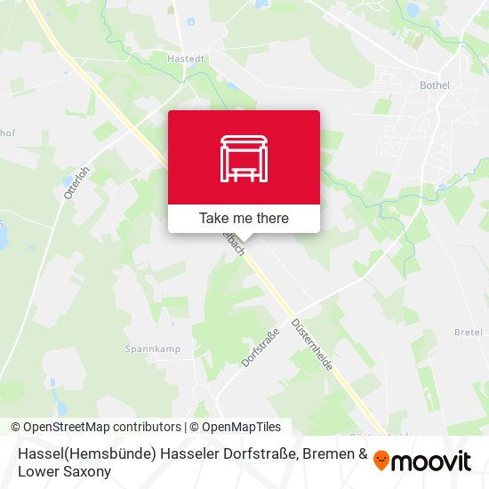 Hassel(Hemsbünde) Hasseler Dorfstraße map