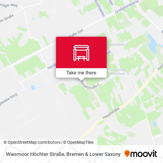 Wiesmoor Höchter Straße map