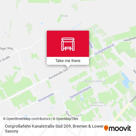 Ostgroßefehn Kanalstraße Süd 209 map