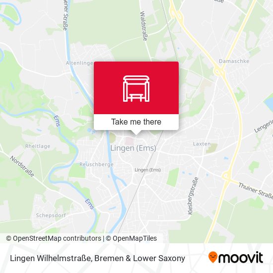 Lingen Wilhelmstraße map