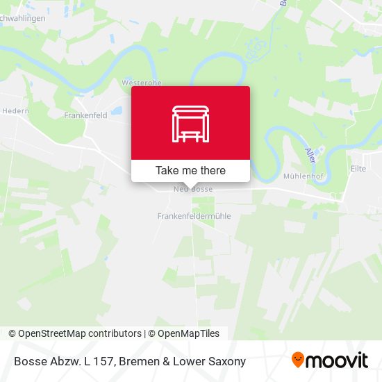 Bosse Abzw. L 157 map