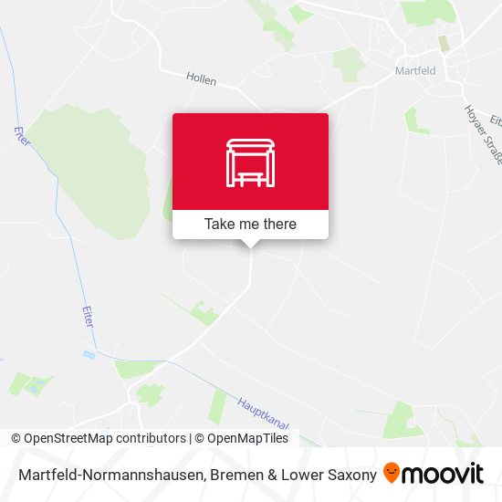 Martfeld-Normannshausen map