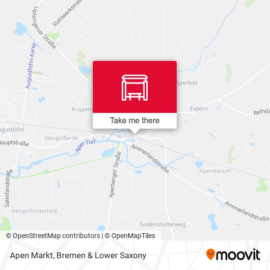 Apen Markt map