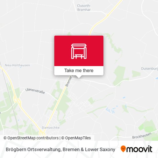 Brögbern Ortsverwaltung map