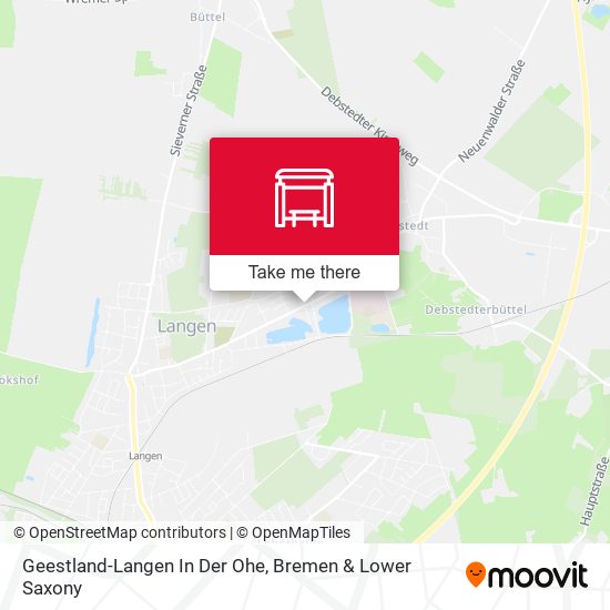 Geestland-Langen In Der Ohe map