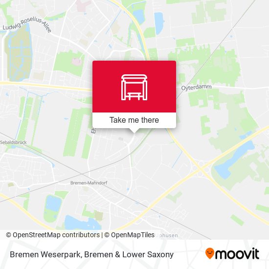 Bremen Weserpark map