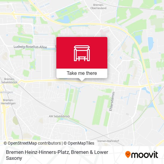 Bremen Heinz-Hinners-Platz map