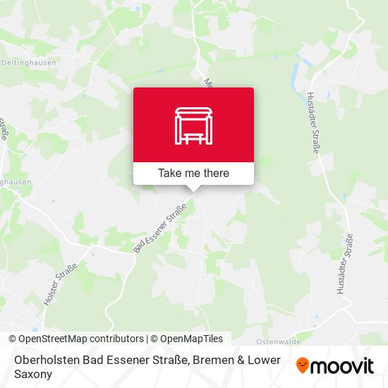 Oberholsten Bad Essener Straße map