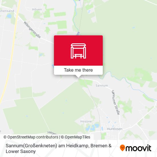 Sannum(Großenkneten) am Heidkamp map