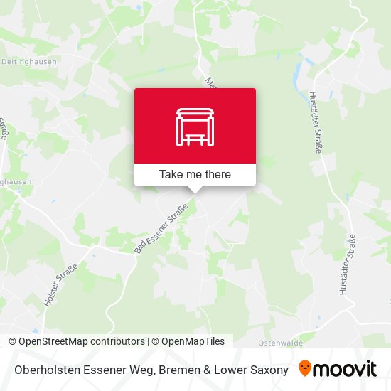 Oberholsten Essener Weg map