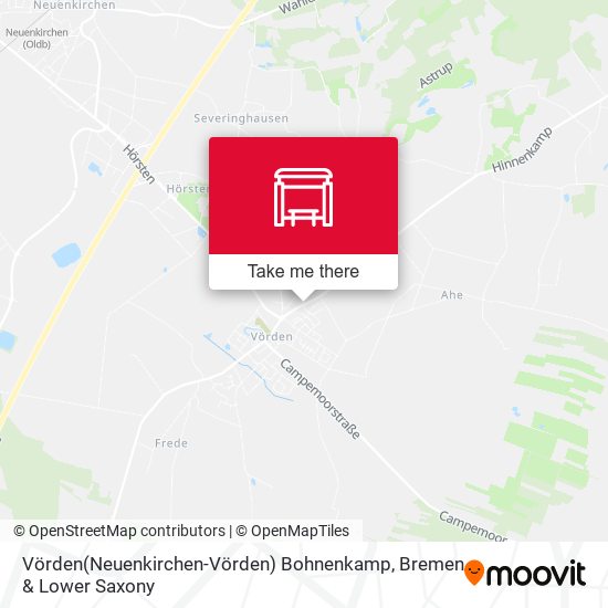 Vörden(Neuenkirchen-Vörden) Bohnenkamp map