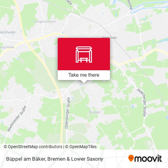 Büppel am Bäker map