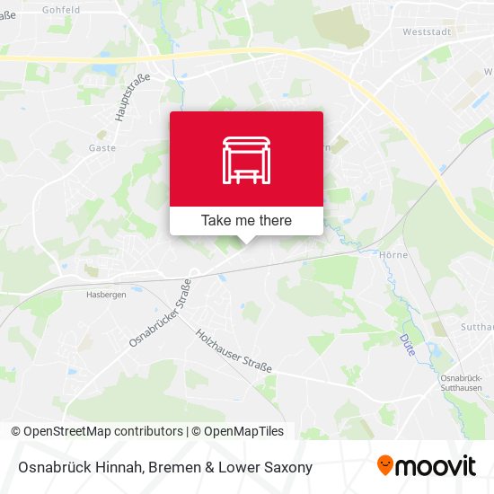 Osnabrück Hinnah map