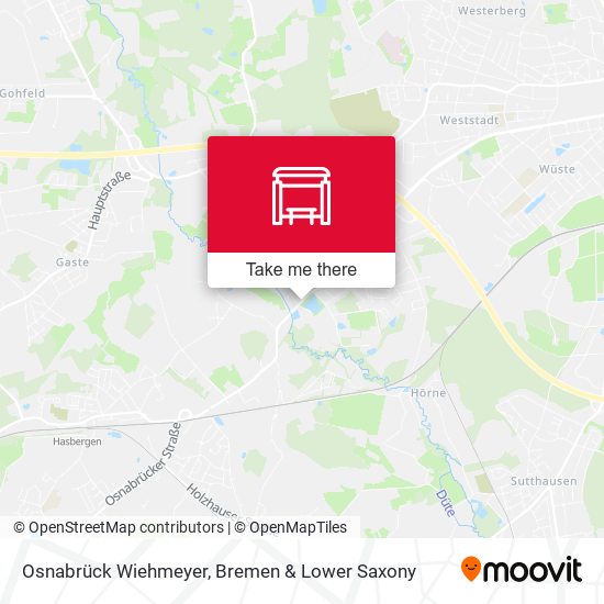 Osnabrück Wiehmeyer map