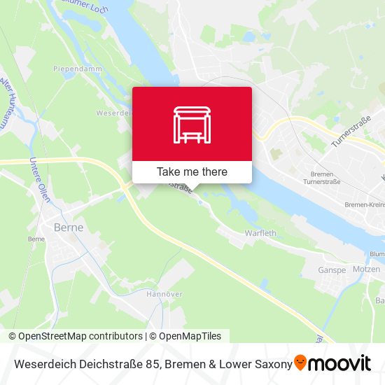 Weserdeich Deichstraße 85 map