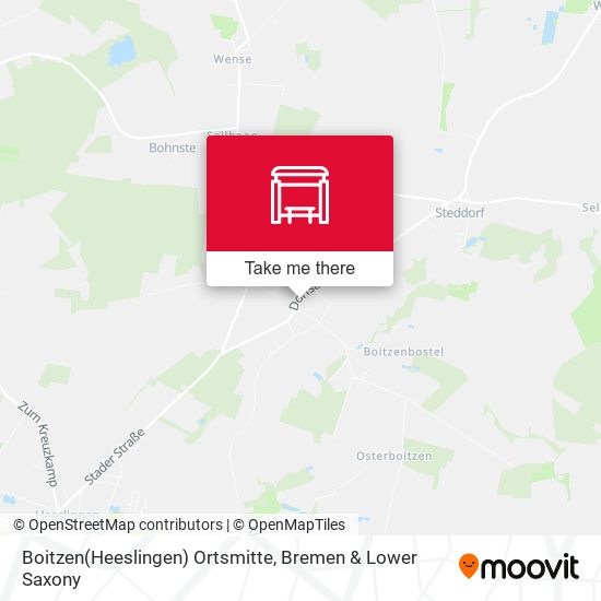 Boitzen(Heeslingen) Ortsmitte map