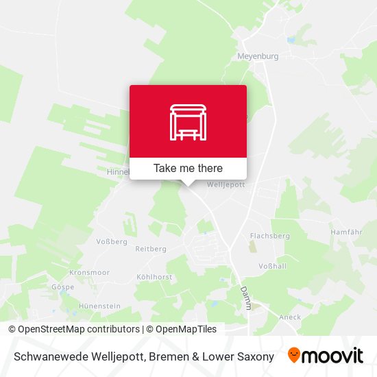 Schwanewede Welljepott map